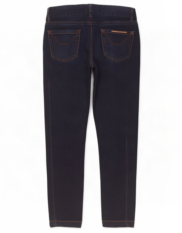 Jeckerson Jeans Slim Feminino W27 L27 Azul Marinho Algodão