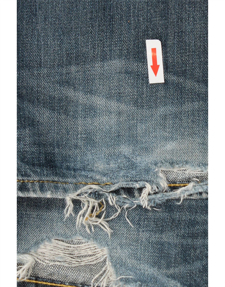 Jeans retos masculinos Gap W34 L34 algodão azul