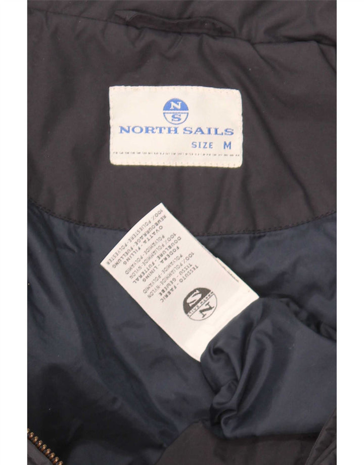 Jaqueta masculina acolchoada gráfica North Sails UK 38 médio azul marinho poliamida