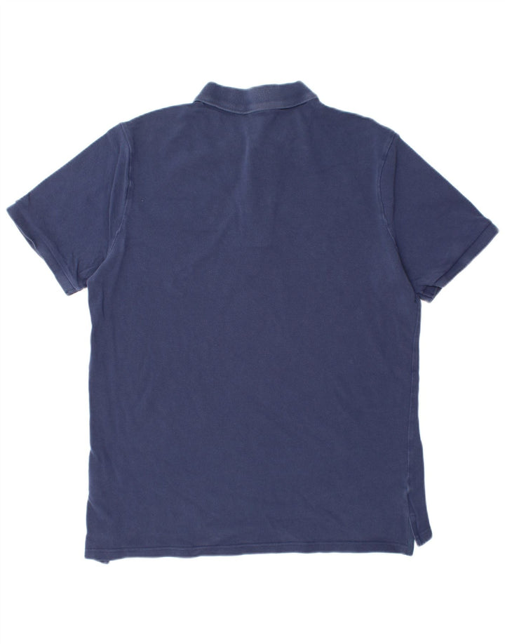 Camisa polo masculina NIKE grande algodão azul marinho