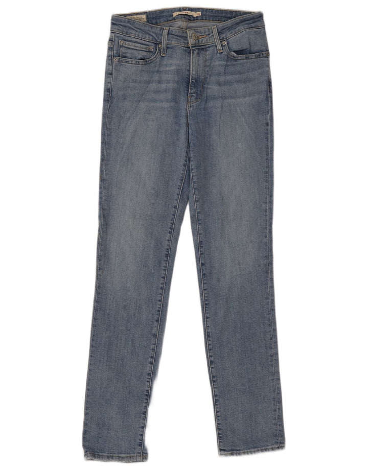 Calça jeans feminina Levi's 712 Slim W28 L30 azul algodão