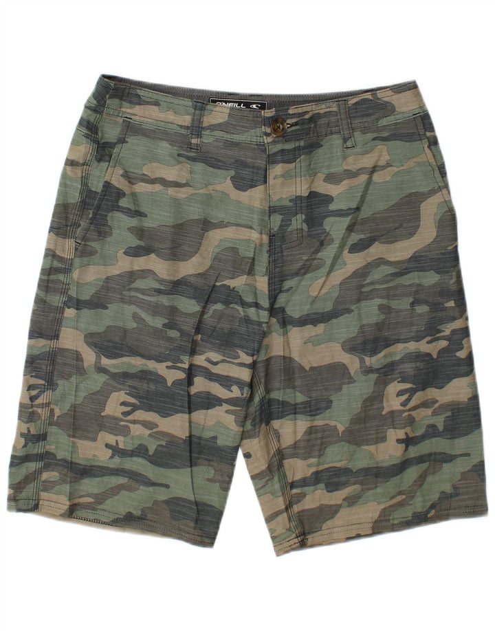 Shorts Chino Masculino O'Neill W29 Amall Poliéster Camuflado Multicolorido
