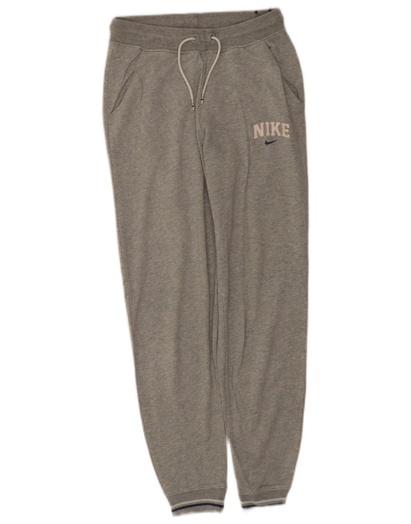 Calça de treino feminina Nike Joggers UK 4 XS cinza algodão
