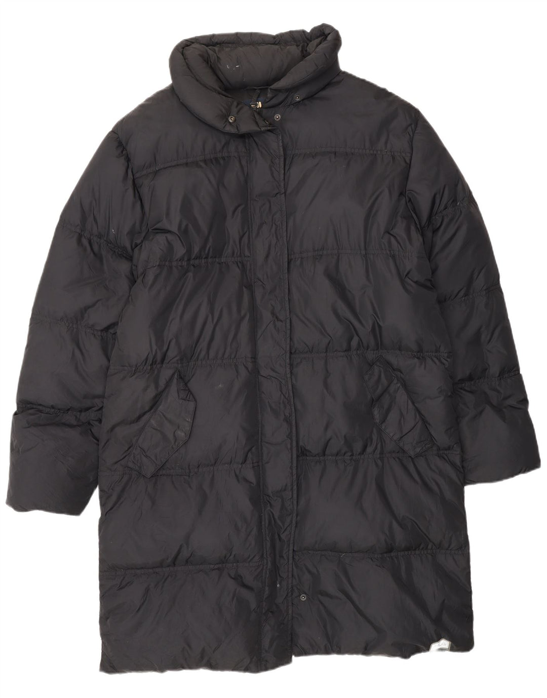 Casaco acolchoado oversized feminino FILA IT 46 grande poliamida preta