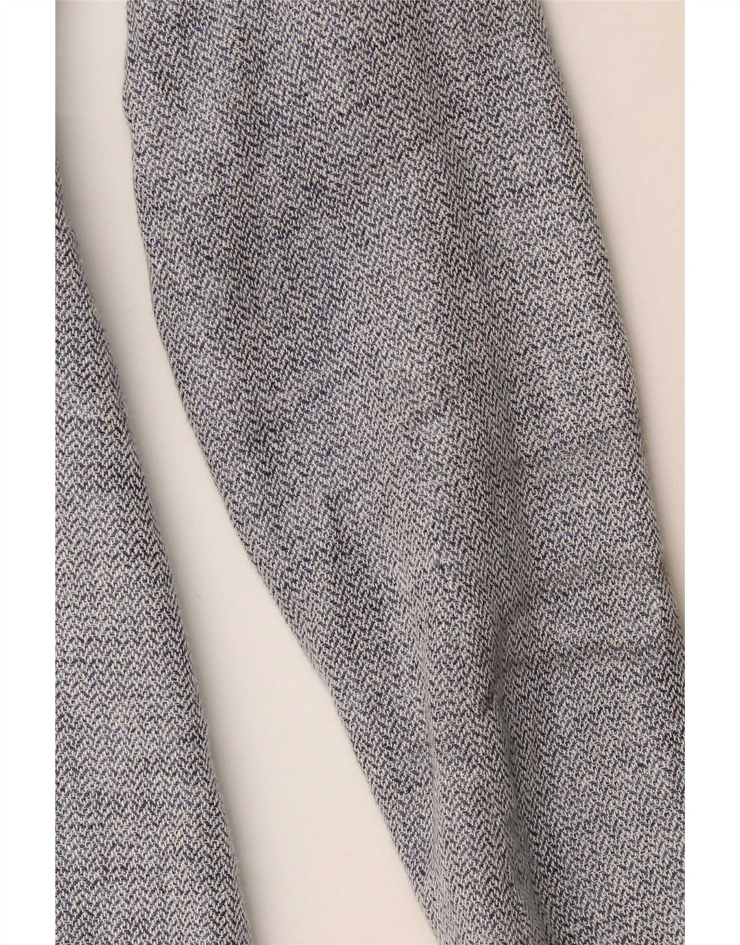Zara Womens Longline Blazer Jacket Reino Unido 4 XS Azul Chevron Moderno