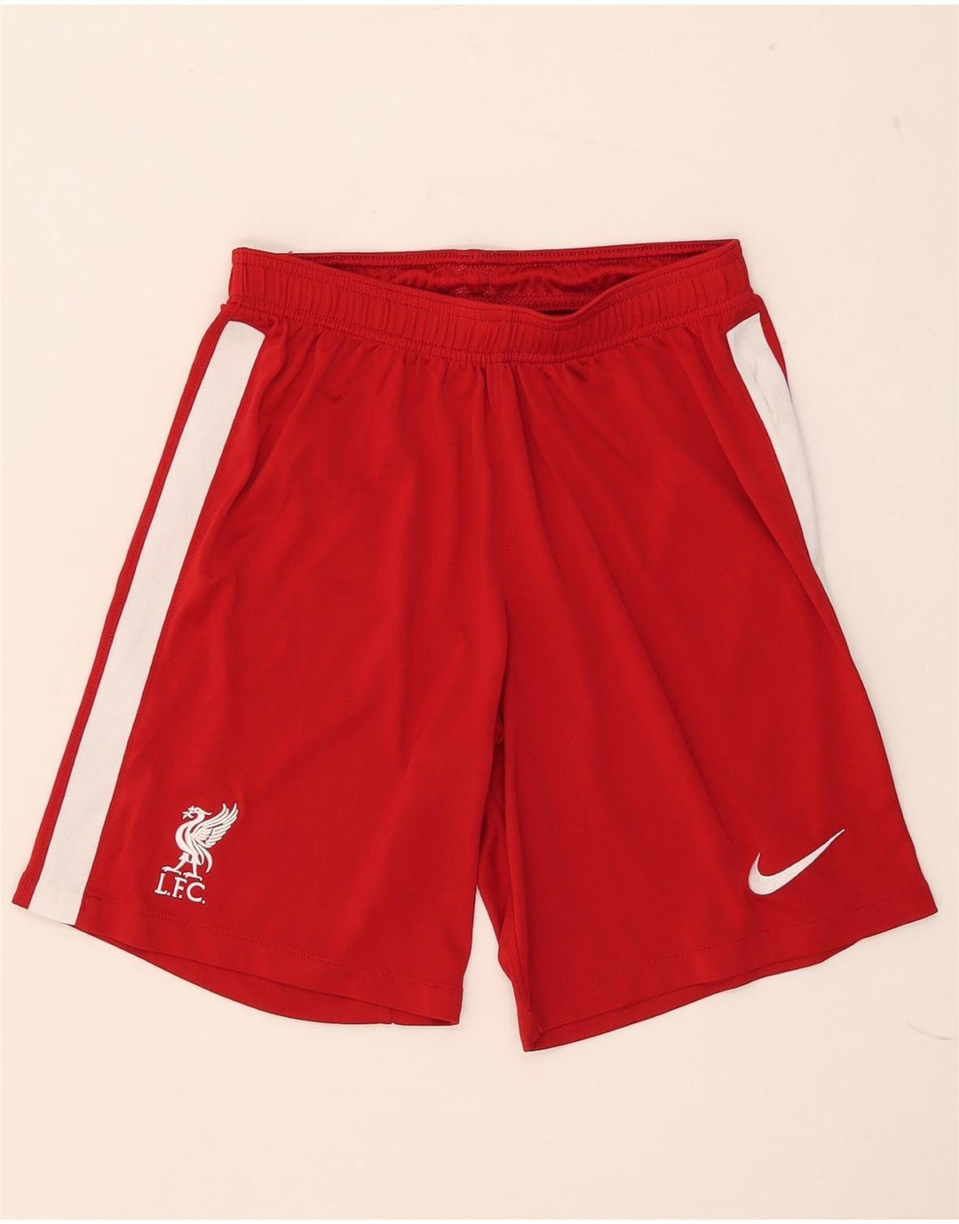Nike Mens Liverpool Sport Shorts Médio Vermelho Colorblock Poliéster