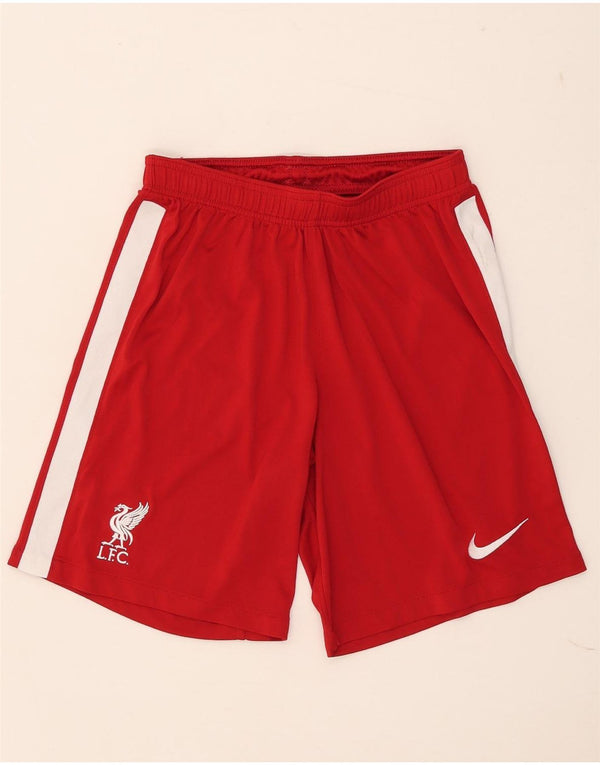 Nike Mens Liverpool Sport Shorts Médio Vermelho Colorblock Poliéster