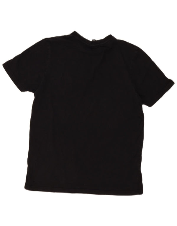 Ellesse Camiseta Masculina Slim Fit Top Grande Algodão Preto