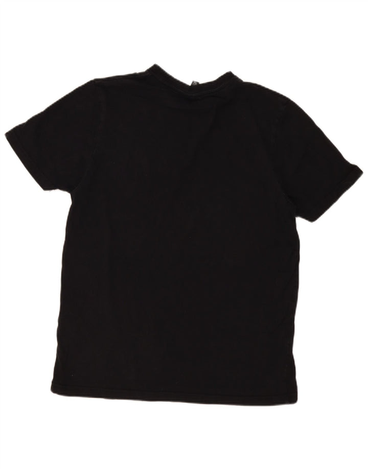 Ellesse Camiseta Masculina Slim Fit Top Grande Algodão Preto