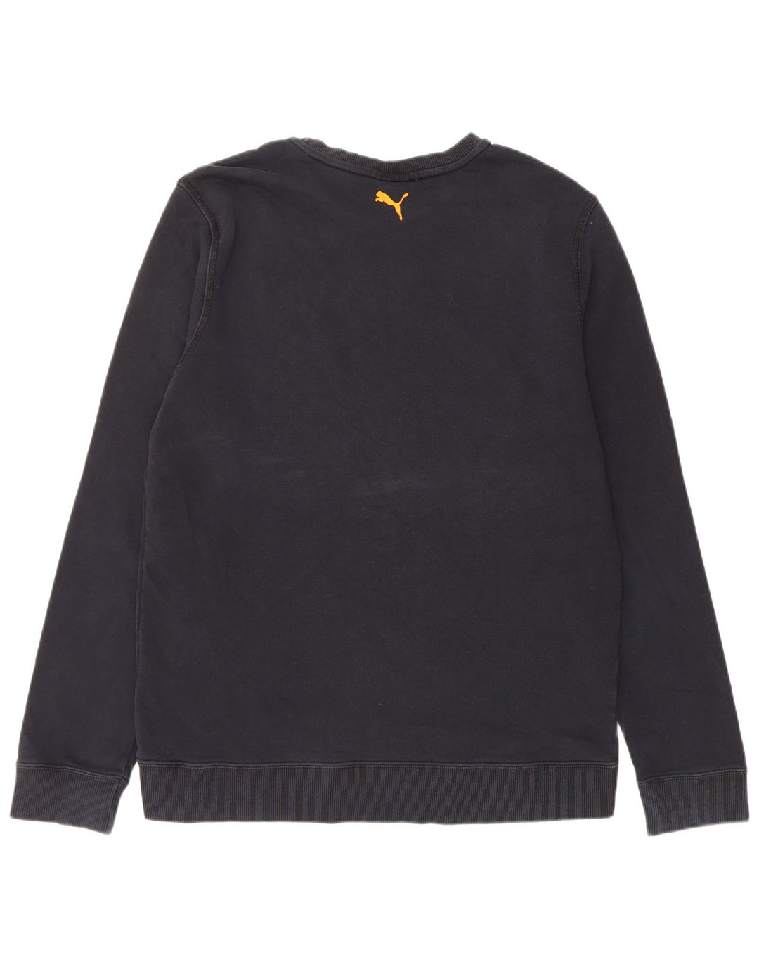 Puma moletom gráfico masculino jumper grande azul marinho