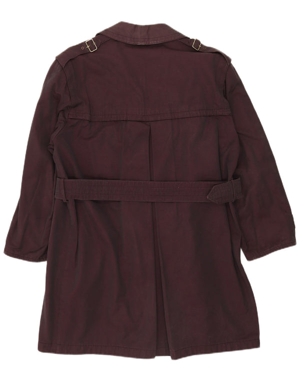 Trench Coat Vintage Masculino UK 40 Grande Roxo