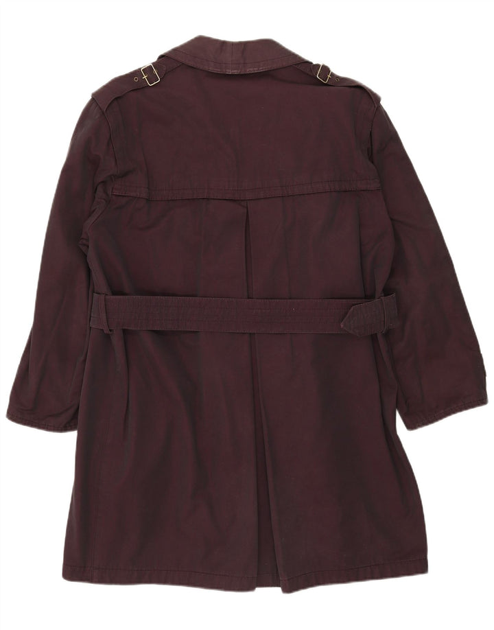 Trench Coat Vintage Masculino UK 40 Grande Roxo