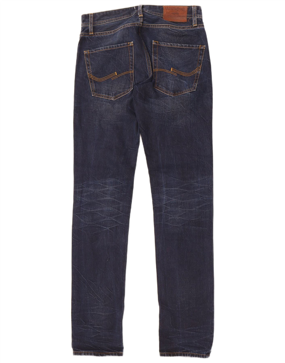 Jack & Jones Masculino Tim Slim Jeans W32 L36 Azul Algodão