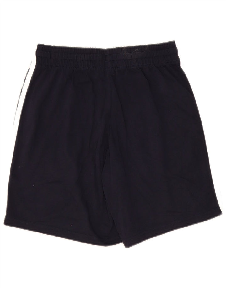 Shorts esportivos masculinos Adidas pequeno algodão azul marinho