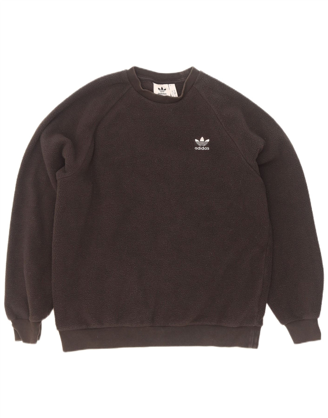 Adidas Mens Graphic Fleece Jumper Médio Preto Poliéster