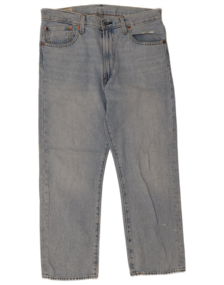 Levi's Masculino 551 Straight Jeans W32 L28 Azul Algodão