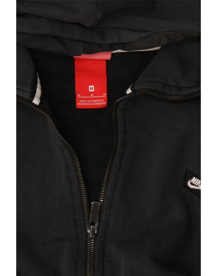 Suéter Nike masculino com capuz e zíper médio preto