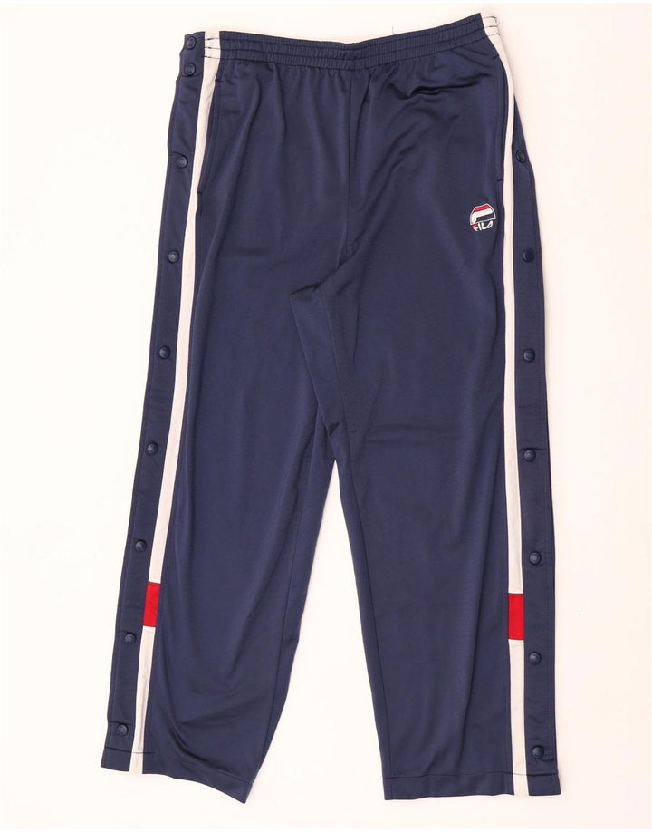 Calça de treino masculina Fila grande azul marinho