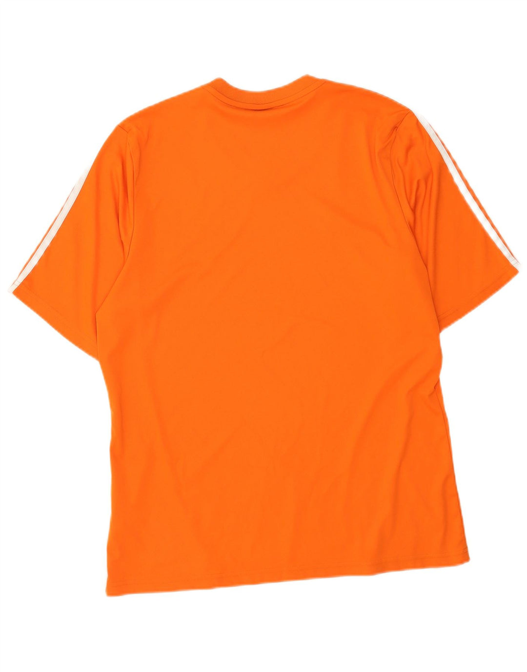 Adidas Mens Climalite Camiseta Top Grande Laranja Poliéster