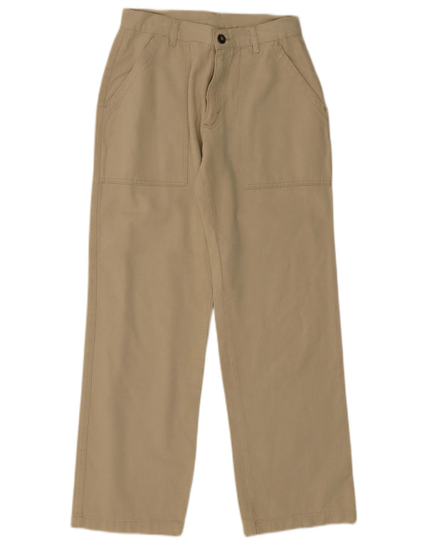 Calça Invicta Meninos Reta Casual 11-12 Anos W28 L28 Algodão Bege
