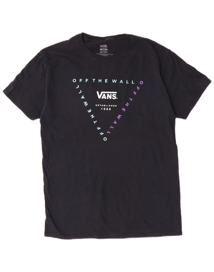 Camiseta Vans Masculina Classic Fit Graphic Top Médio Algodão Preto Clássico
