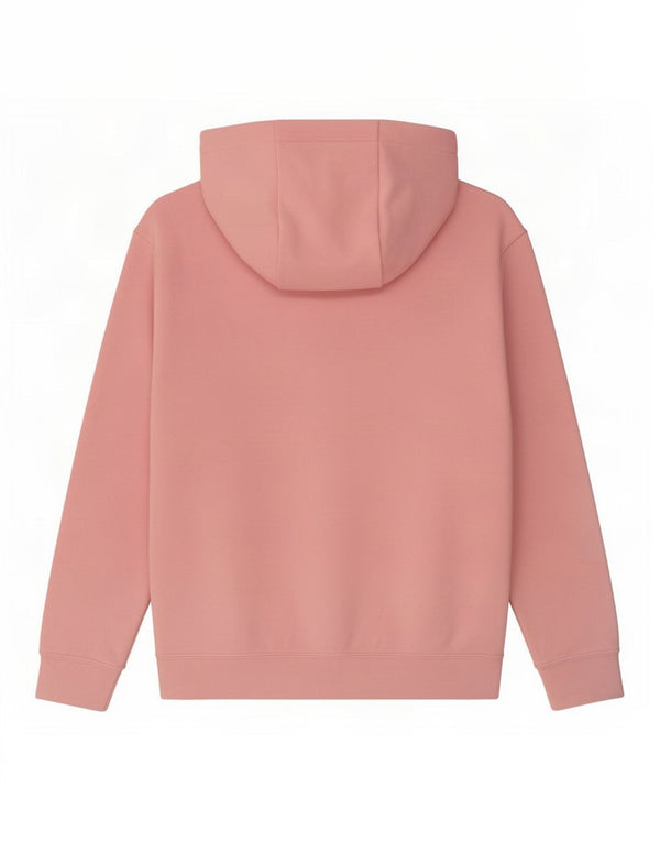 Suéter feminino Nike com capuz e zíper grande UK 14 algodão rosa médio