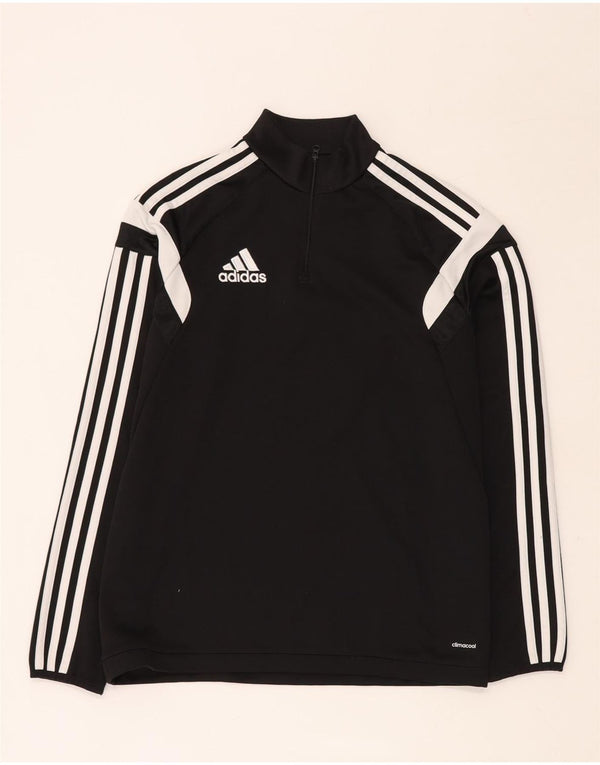 ADIDAS Boys Climacool Pullover Top de treino 13-14 anos XL preto