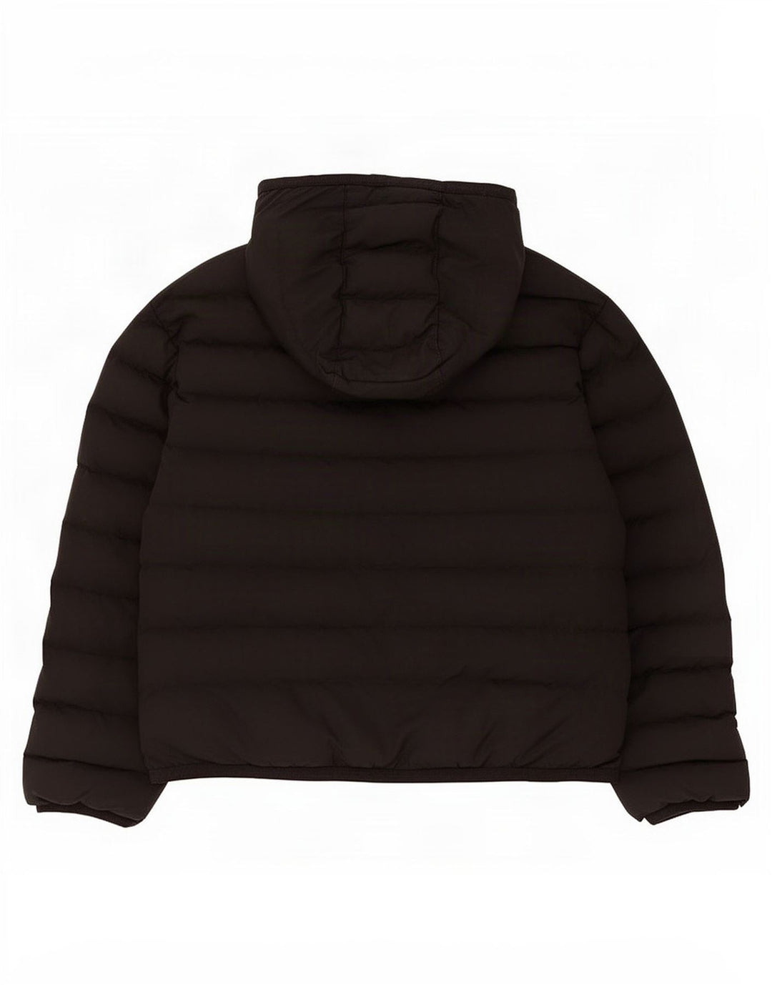 Jaqueta acolchoada com capuz Nike Boys 10-11 anos poliéster preto médio