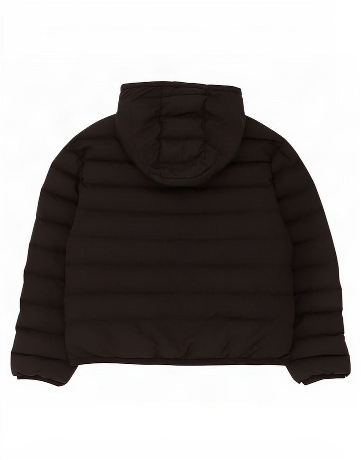 Jaqueta acolchoada com capuz Nike Boys 10-11 anos poliéster preto médio