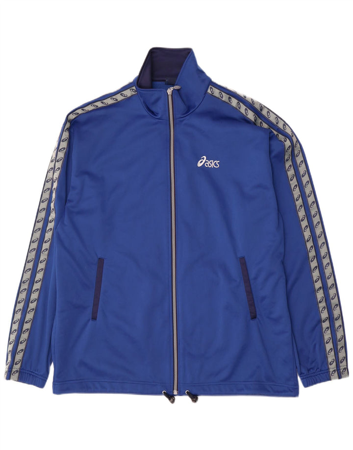 Jaqueta Asics Masculina Graphic Tracksuit XL Azul Colourblock Poliéster