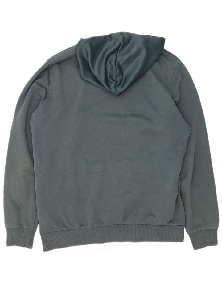 Puma Mens Hoodie Jumper Médio Algodão Azul
