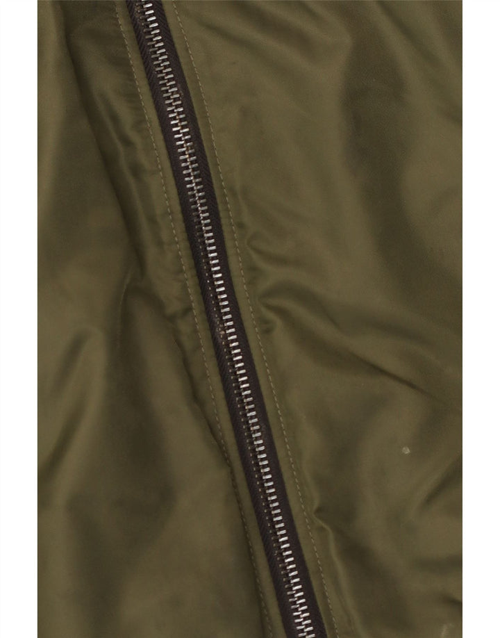 Jaqueta bomber militar masculina Superdry UK 38 nylon cáqui médio