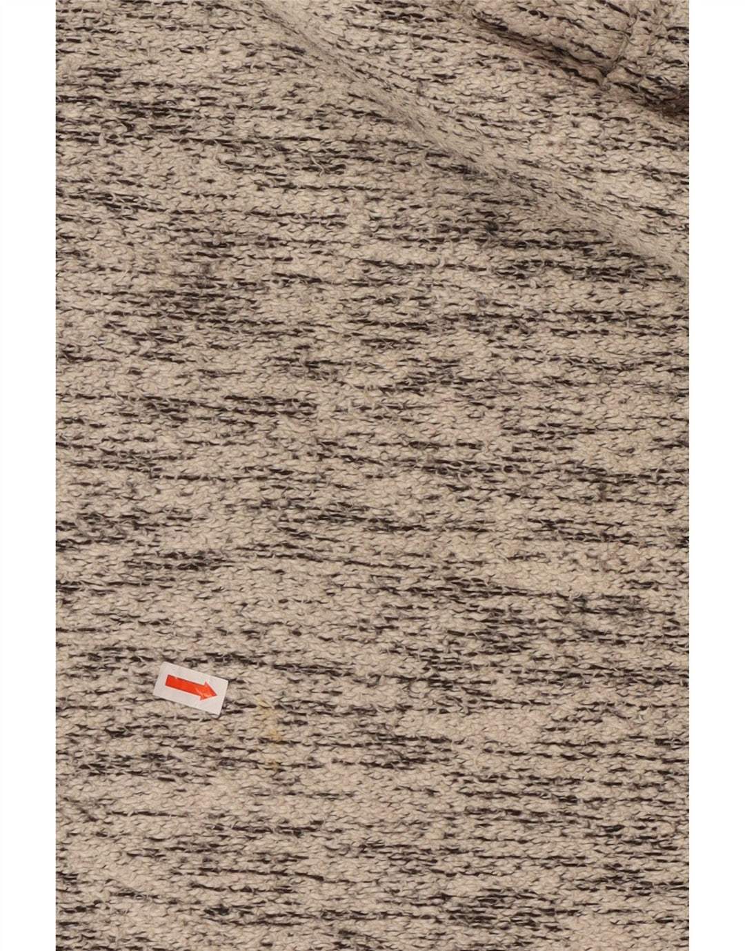 WEIRD FISH Mens moletom com capuz pequeno cinza manchado