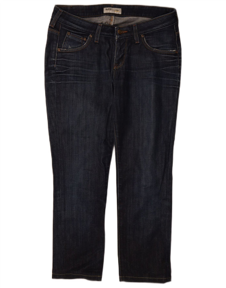 Lee Womens Norma Slim Jeans W29 L26 Azul Marinho Algodão