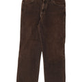 Wrangler Masculino Texas Stretch Straight Jeans W33 L29 Algodão Marrom
