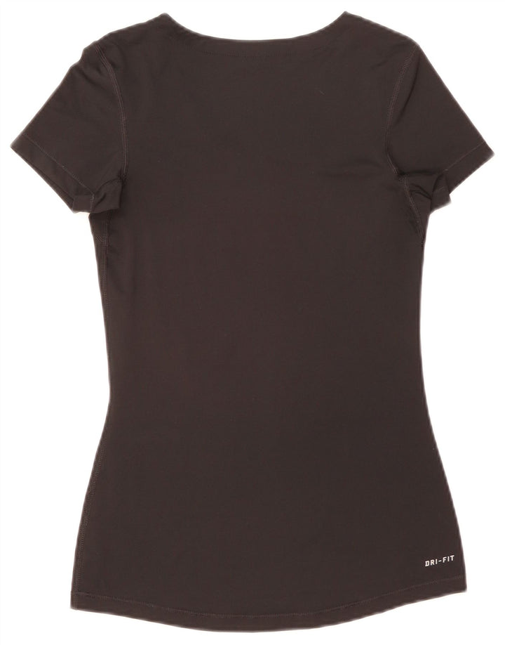 Camiseta Nike Feminina Dri Fit Top UK 8 Pequena Preta
