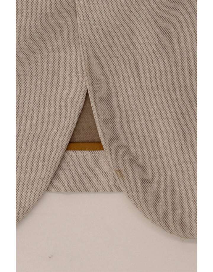 Jaqueta blazer masculina ZARA com 2 botões EU 52 poliéster cinza grande
