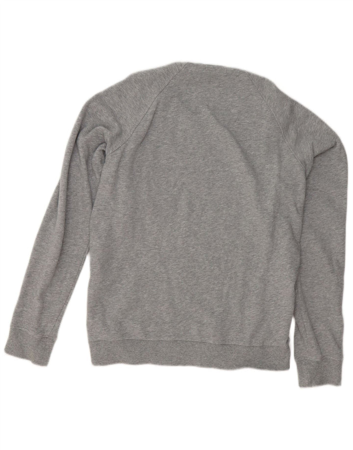 Kappa moletom masculino jumper grande algodão manchado cinza