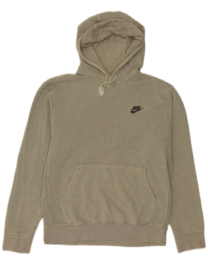 Jumper com capuz masculino Nike pequeno algodão manchado verde