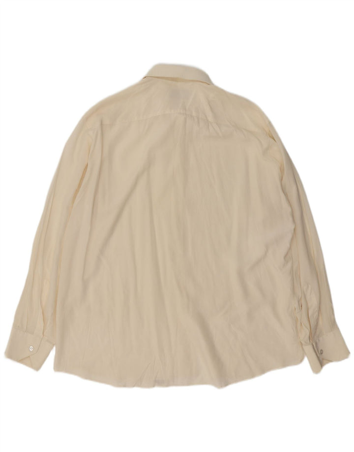 PANCALDI & B Mens Shirt Size 43 17 XL Off White