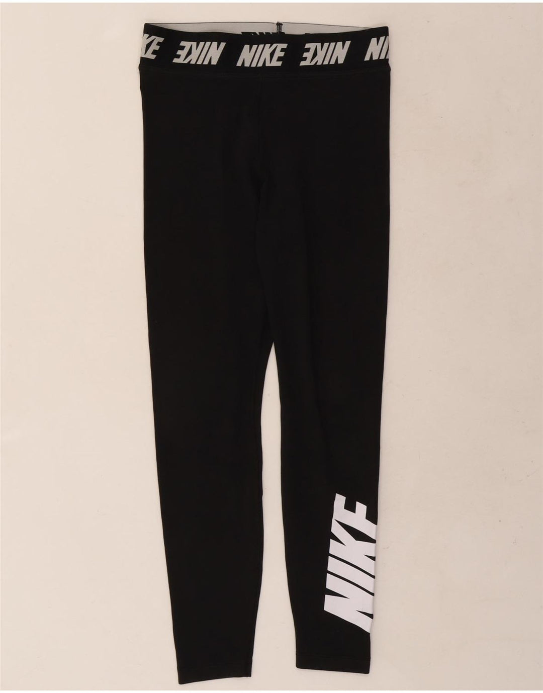 Leggings Nike Graphic Feminino UK 12 Médio Preto
