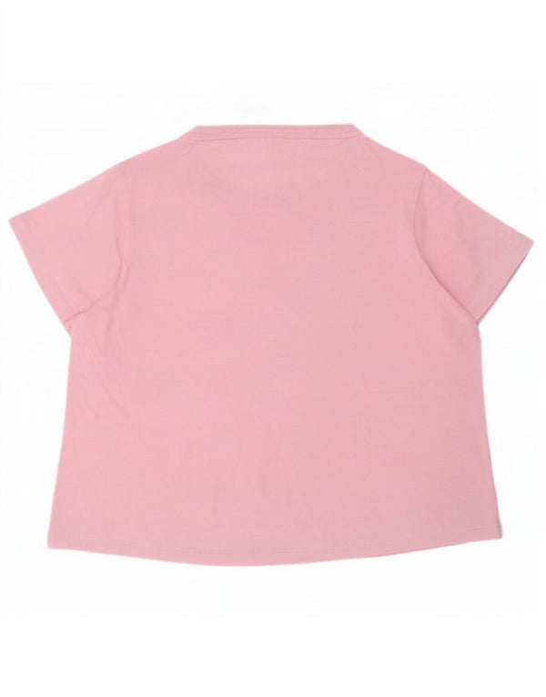 Camiseta Nike Girls Graphic Top 12-13 Anos Grande Rosa
