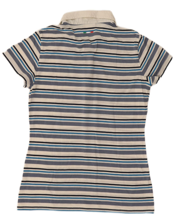 Polo Mulher Fila UK 12 Listrado Azul Médio