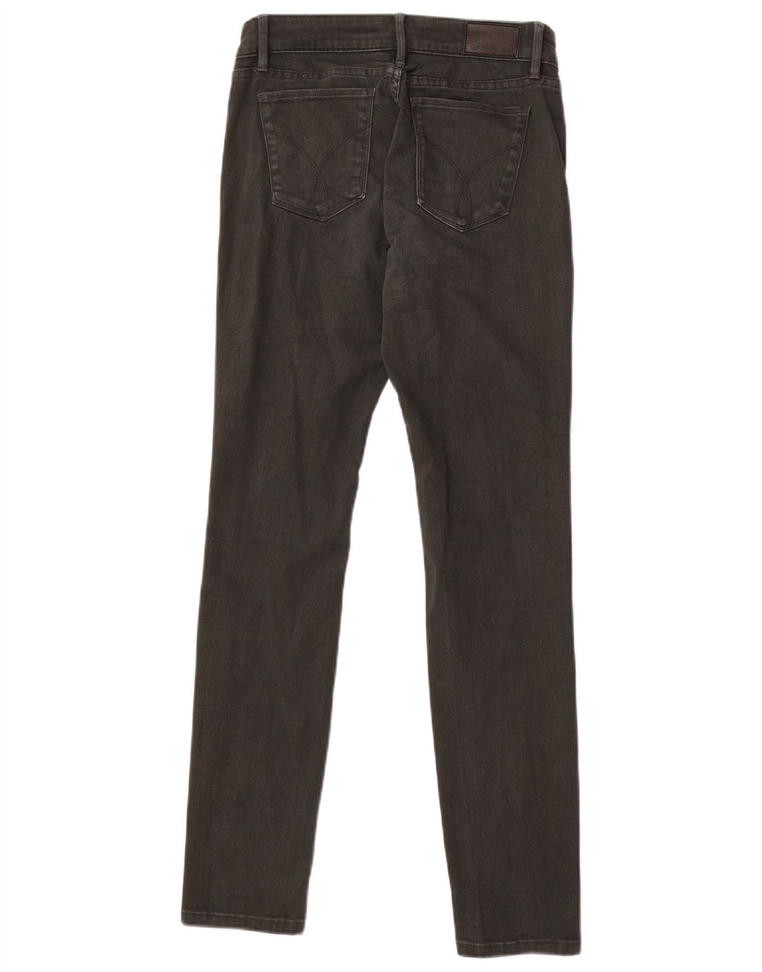 Calça Jeans Slim Feminina CALVIN KLEIN W28 L32 Algodão Cinza
