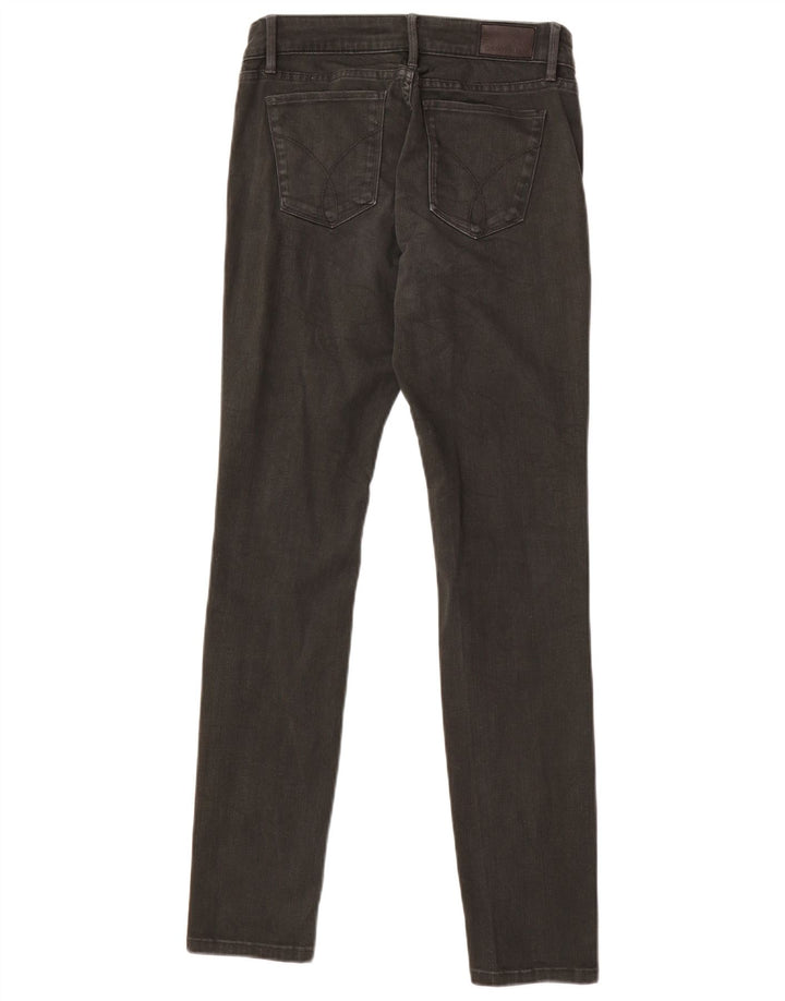 Calça Jeans Slim Feminina CALVIN KLEIN W28 L32 Algodão Cinza