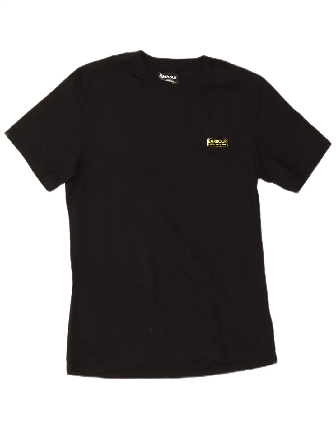Camiseta masculina Barbour Slim Fit grande algodão preto