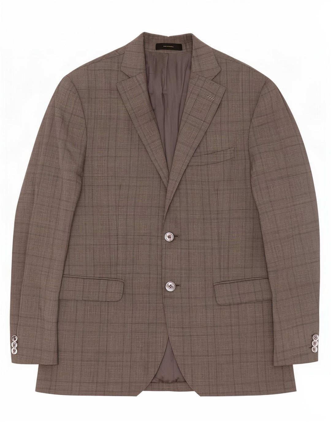 Jaqueta blazer masculina Massimo Dutti com 2 botões UE 46 pequena cinza houndstooth lã