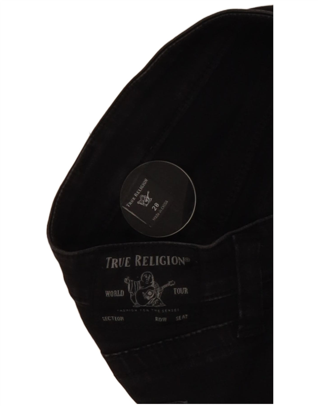 Jeans skinny feminino True Religion W28 L28 preto