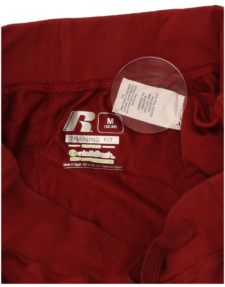 RUSSELL ATLÉTICO Masculino Dri-Power Calça de treino Joggers Médio Vermelho