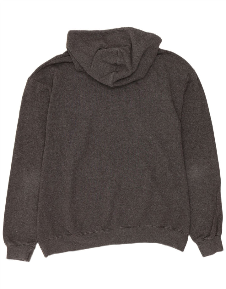 Jumper com capuz gráfico Champion masculino Wright State University grande cinza
